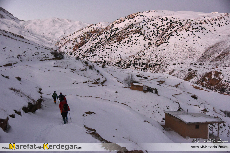 مسیر صعود قله گاوکشان